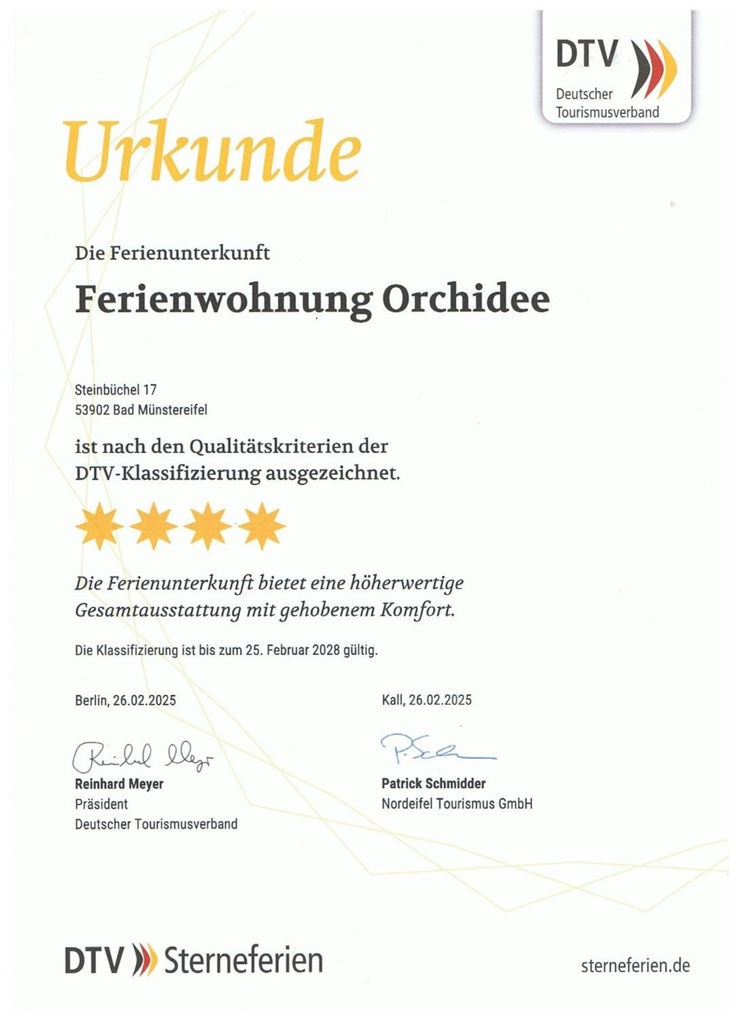 באד מינסטראייפל Ferienwohnung Orchidee מראה חיצוני תמונה
